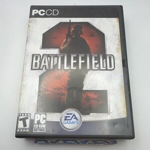 EA Games Battlefield 2 PC CD-ROM 2005 Shooter Video Game Manual Included T-Teen